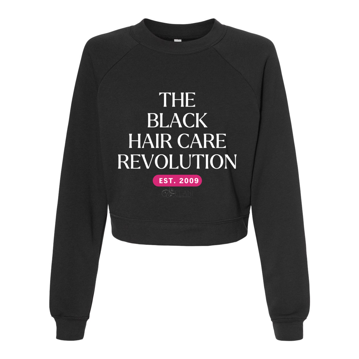 The Black Hair Care Revolution Women's Raglan Pullover Fleece