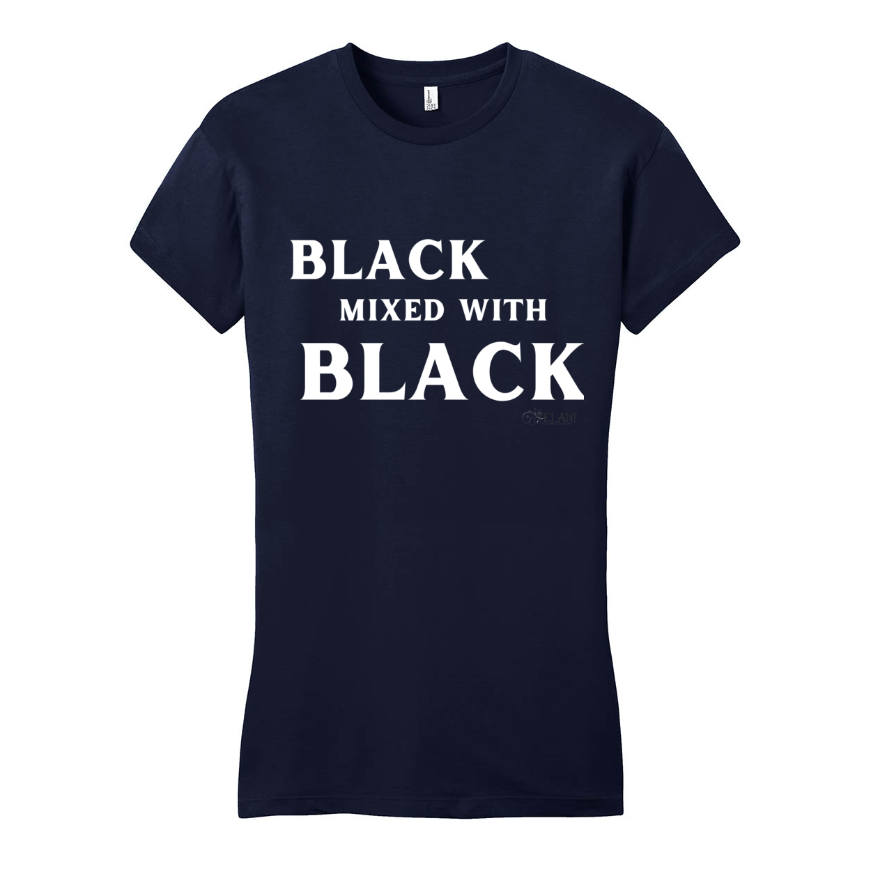 Black Mixed With Black - District Women's Fitted Very Important Tee