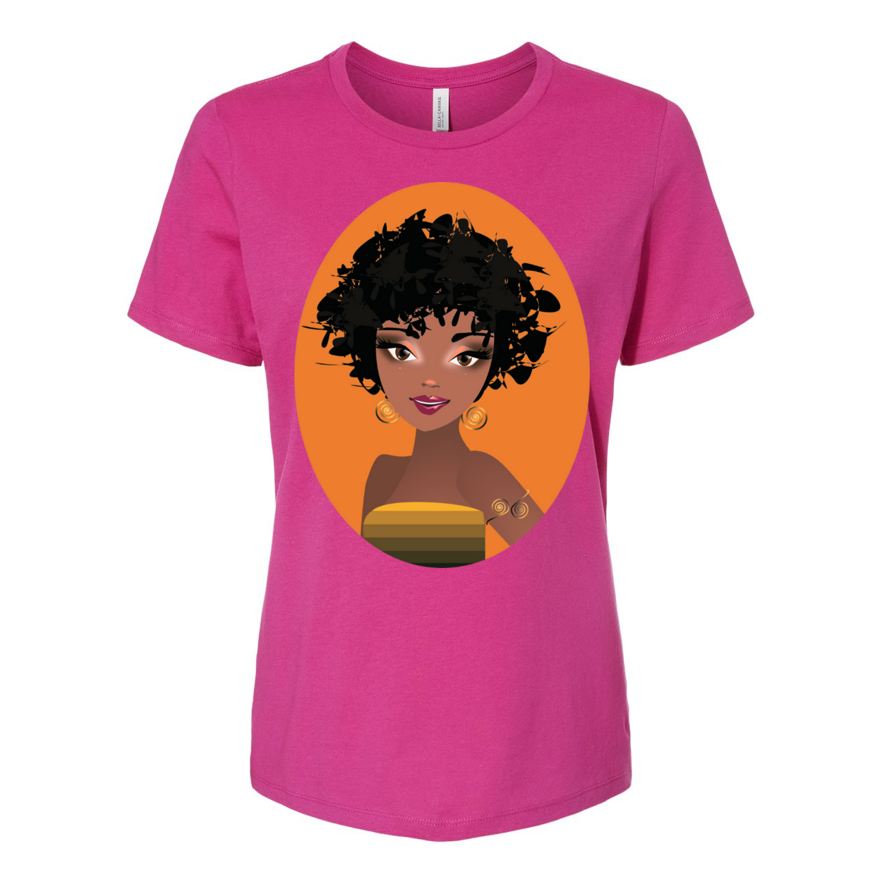 Natural Fro Yelani Tee - Women’s Relaxed Jersey Tee