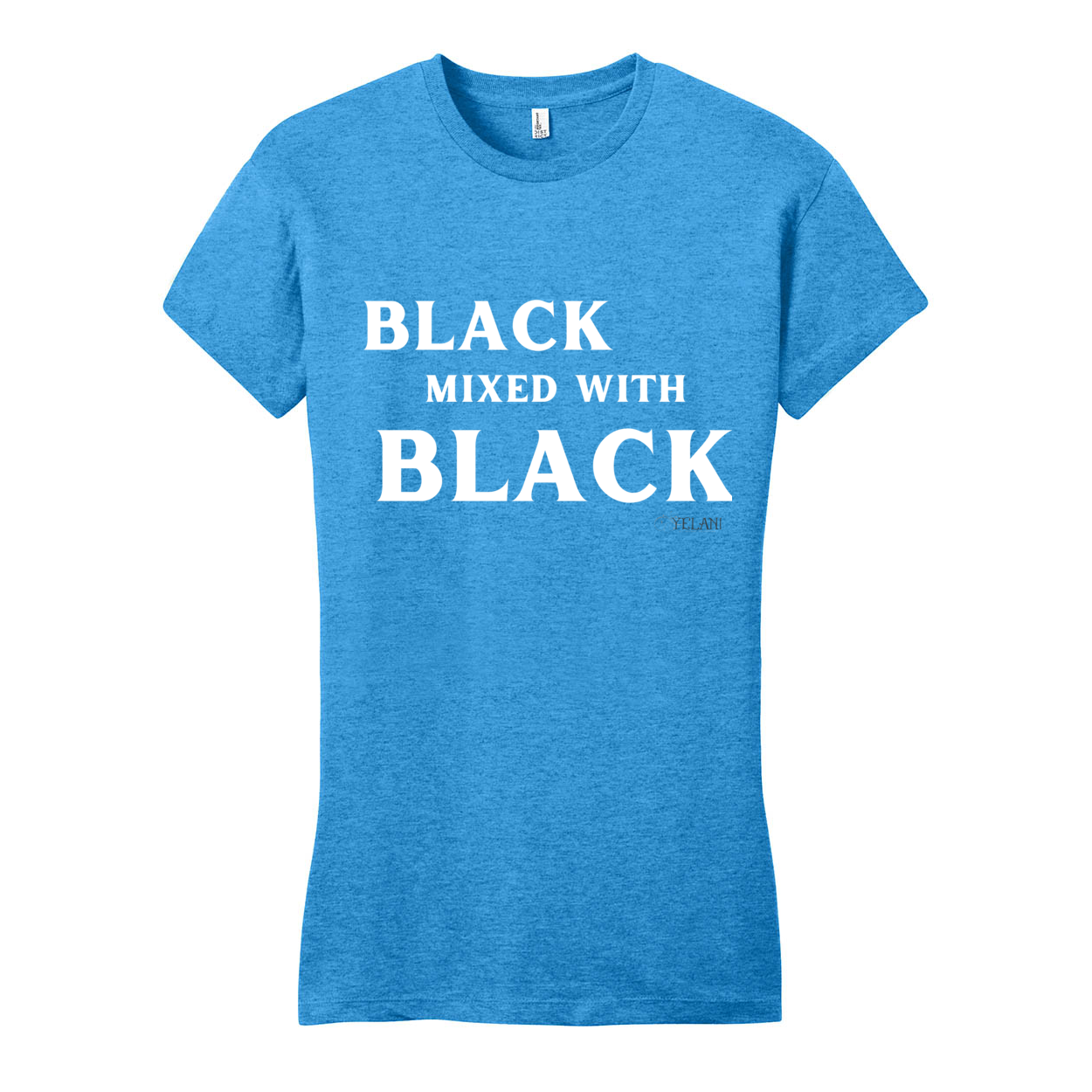 Black Mixed With Black - District Women's Fitted Very Important Tee