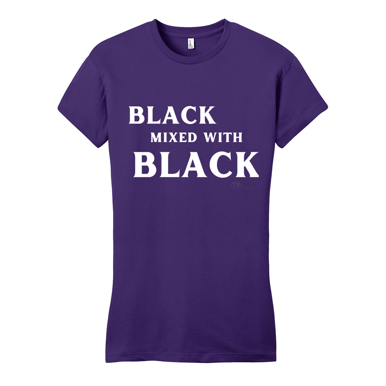 Black Mixed With Black - District Women's Fitted Very Important Tee