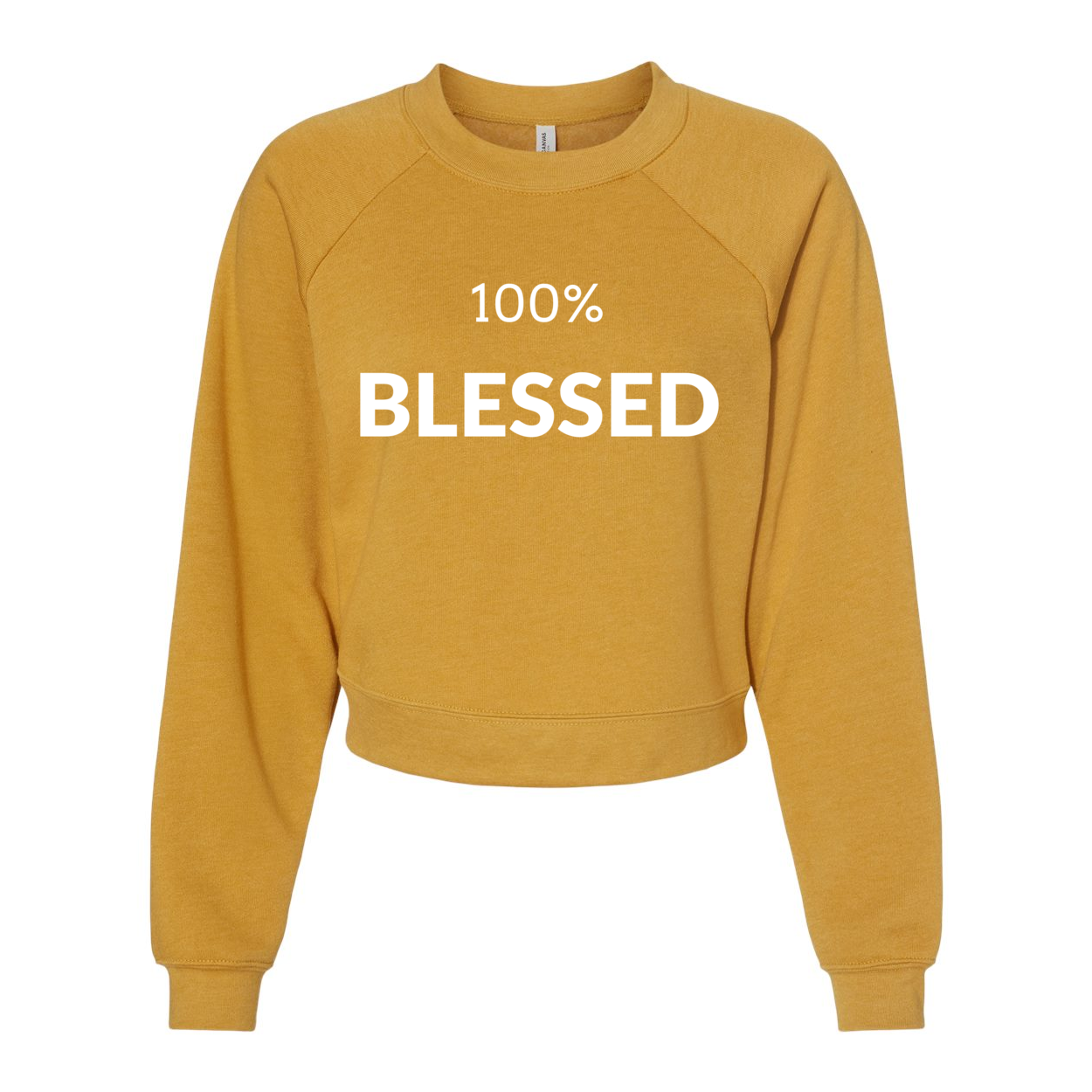 100% Blessed Yelani Tees - Raglan Pullover Fleece Mid Length