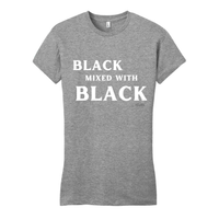 Thumbnail for Black Mixed With Black - District Women's Fitted Very Important Tee