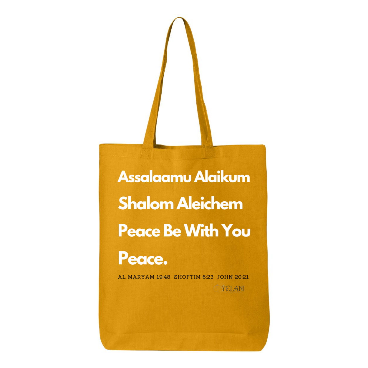 Peace & Blessing Gusseted Tote