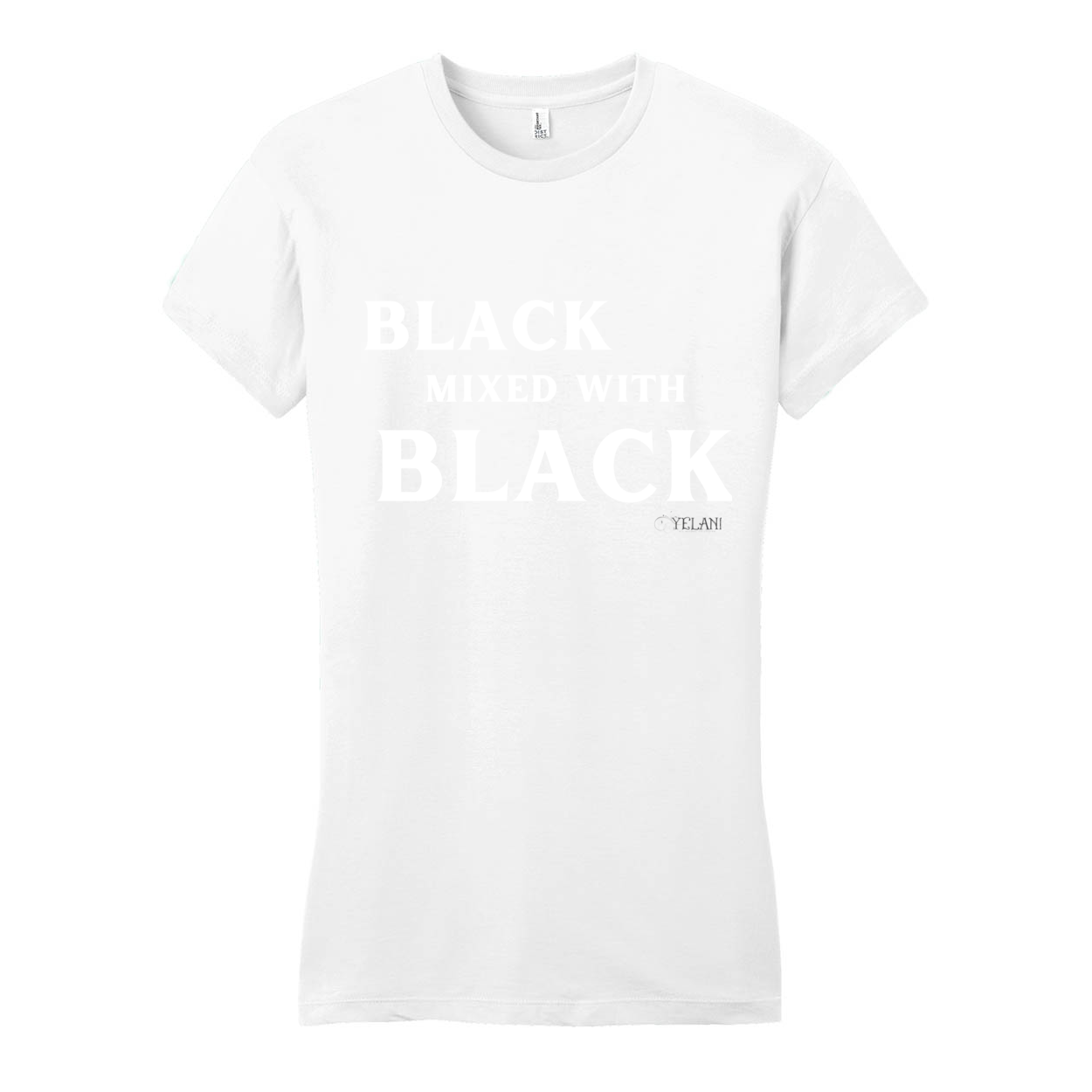 Black Mixed With Black - District Women's Fitted Very Important Tee