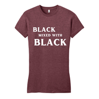 Thumbnail for Black Mixed With Black - District Women's Fitted Very Important Tee