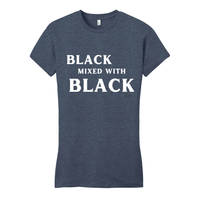 Thumbnail for Black Mixed With Black - District Women's Fitted Very Important Tee