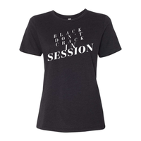 Thumbnail for Black Don't Crack In Session - Yelani Tees - Women’s Relaxed Fit Heather