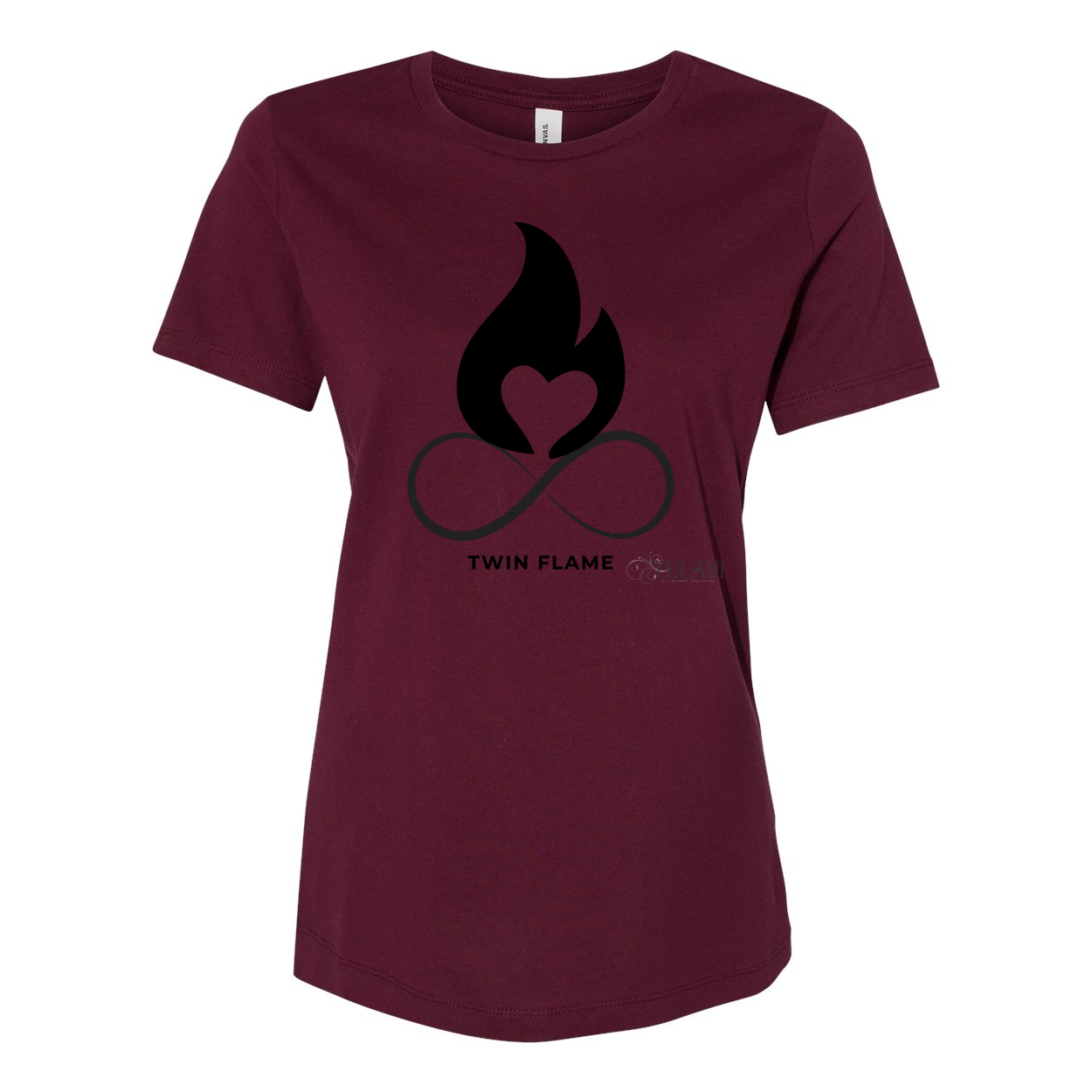 Twin Flame Women’s Relaxed Jersey Tee