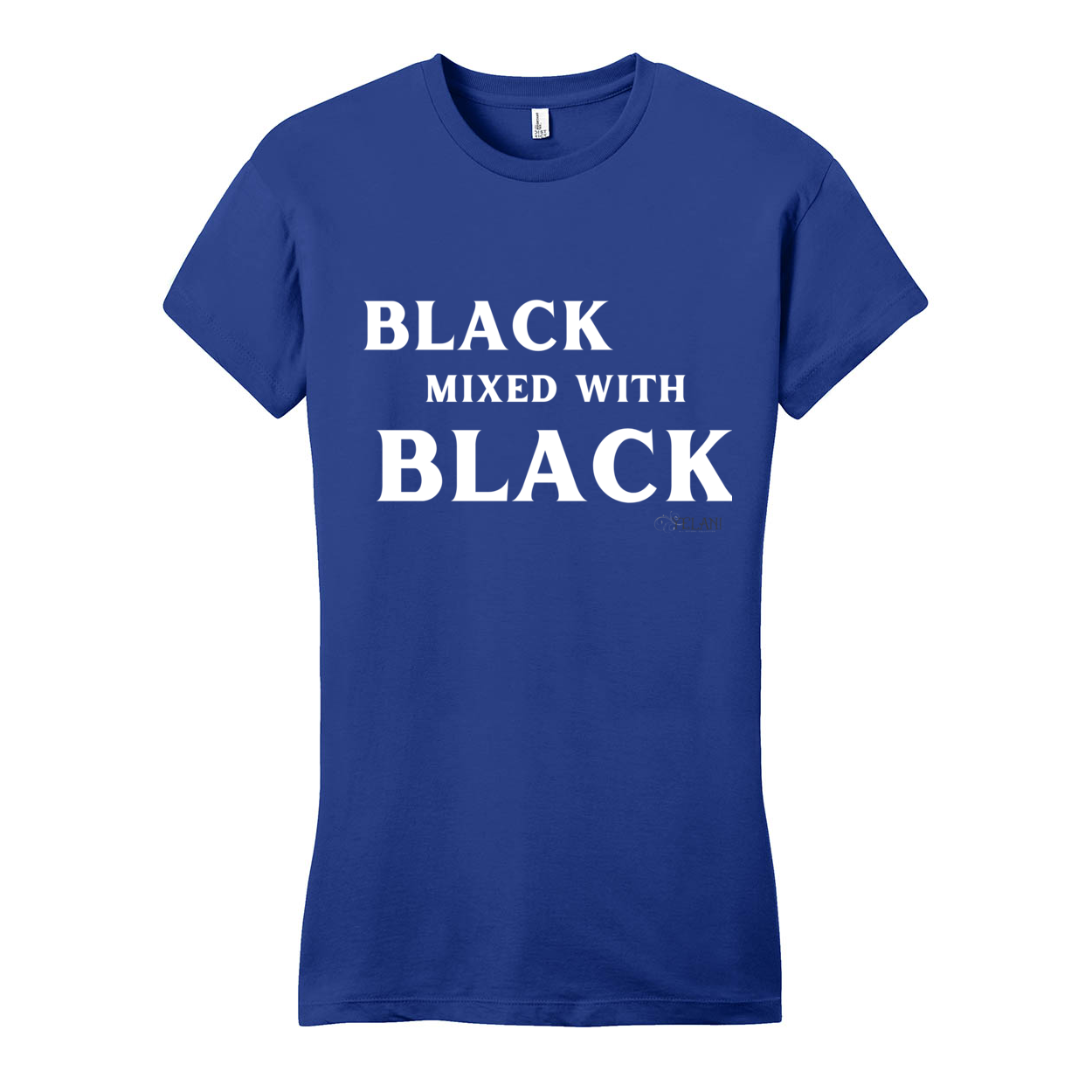 Black Mixed With Black - District Women's Fitted Very Important Tee