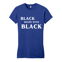 Thumbnail for Black Mixed With Black - District Women's Fitted Very Important Tee