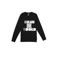 Thumbnail for Dear Black Girl  Typeset Bold - LONG SLEEVE T-SHIRT PREMIUM