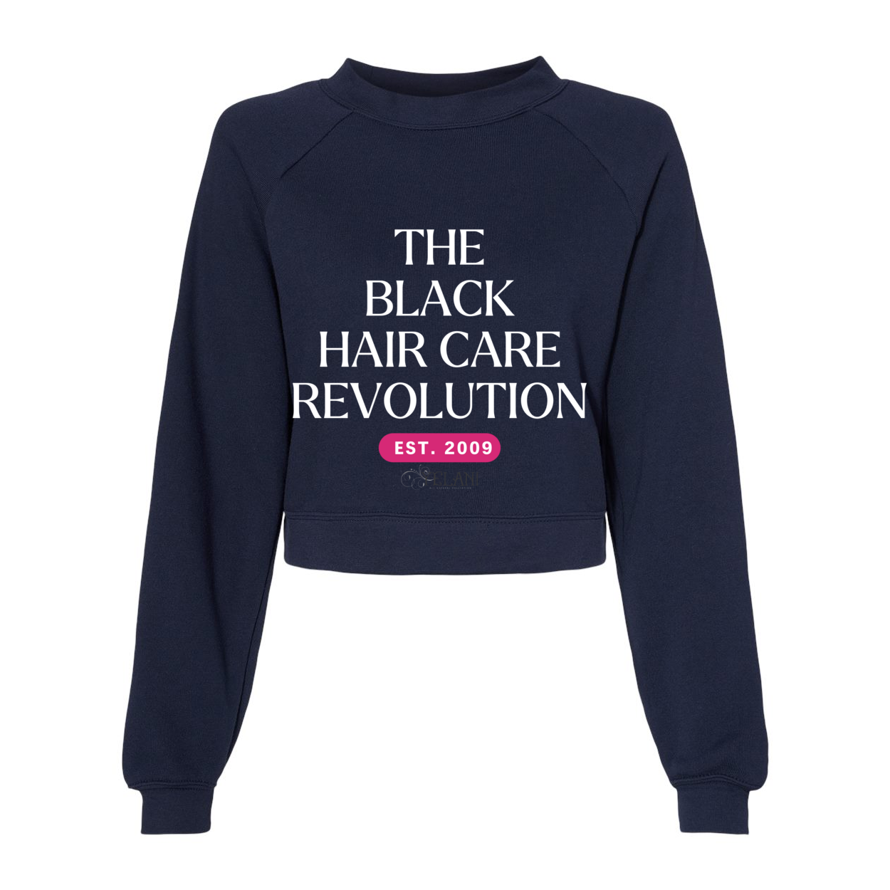 The Black Hair Care Revolution Women's Raglan Pullover Fleece