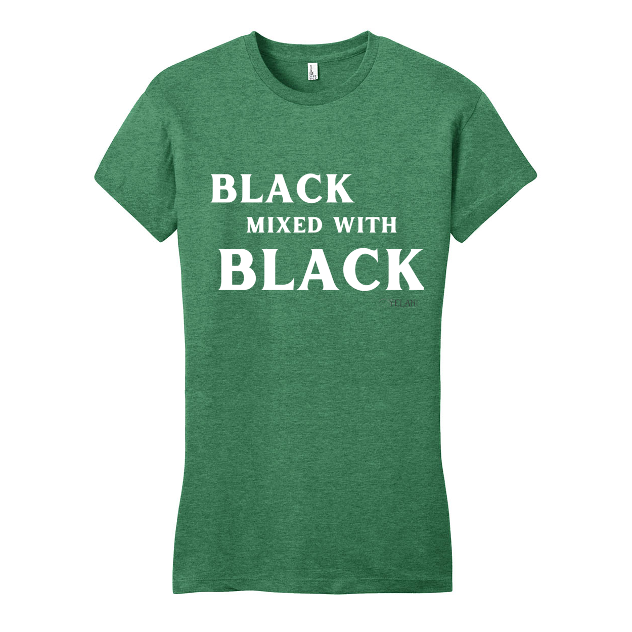 Black Mixed With Black - District Women's Fitted Very Important Tee