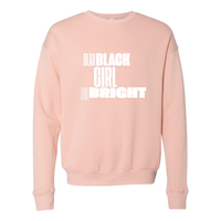 Thumbnail for Dear Black Girl Shine Bright Sayings color- Unisex Crewneck Sweatshirt - Plant Based Hair Care for Natural Hair