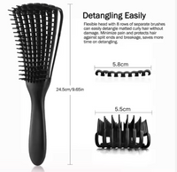 Thumbnail for Detangling hair brush description