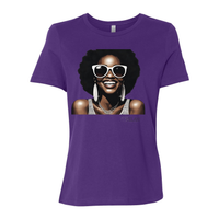 Thumbnail for Hey There Yelani shirt purple black woman smiling