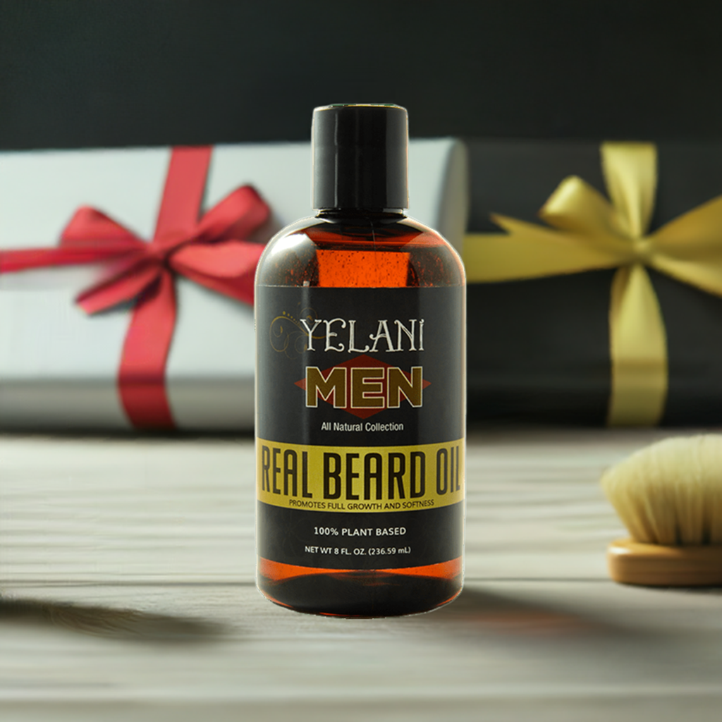 HERBAL BEARD OIL - YELANI MEN - Plant Based Hair Care for Natural Hair