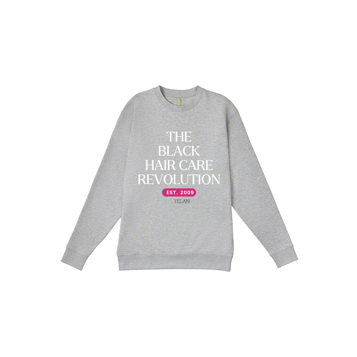 The Black Hair Care Revolution Book Sweatshirt- CREWNECK SWEATSHIRT PREMIUM - Plant Based Hair Care for Natural Hair