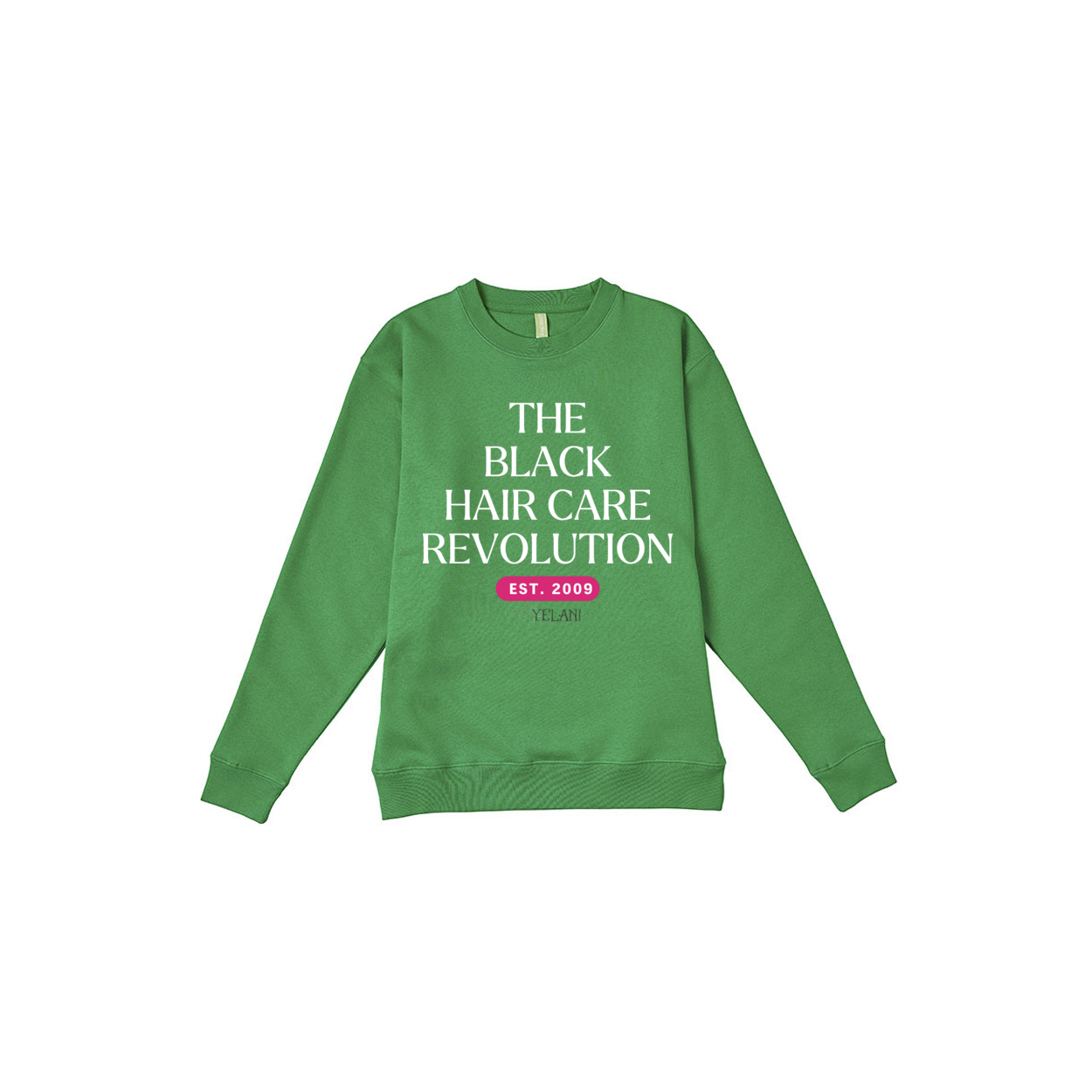 The Black Hair Care Revolution Book Sweatshirt- CREWNECK SWEATSHIRT PREMIUM - Plant Based Hair Care for Natural Hair