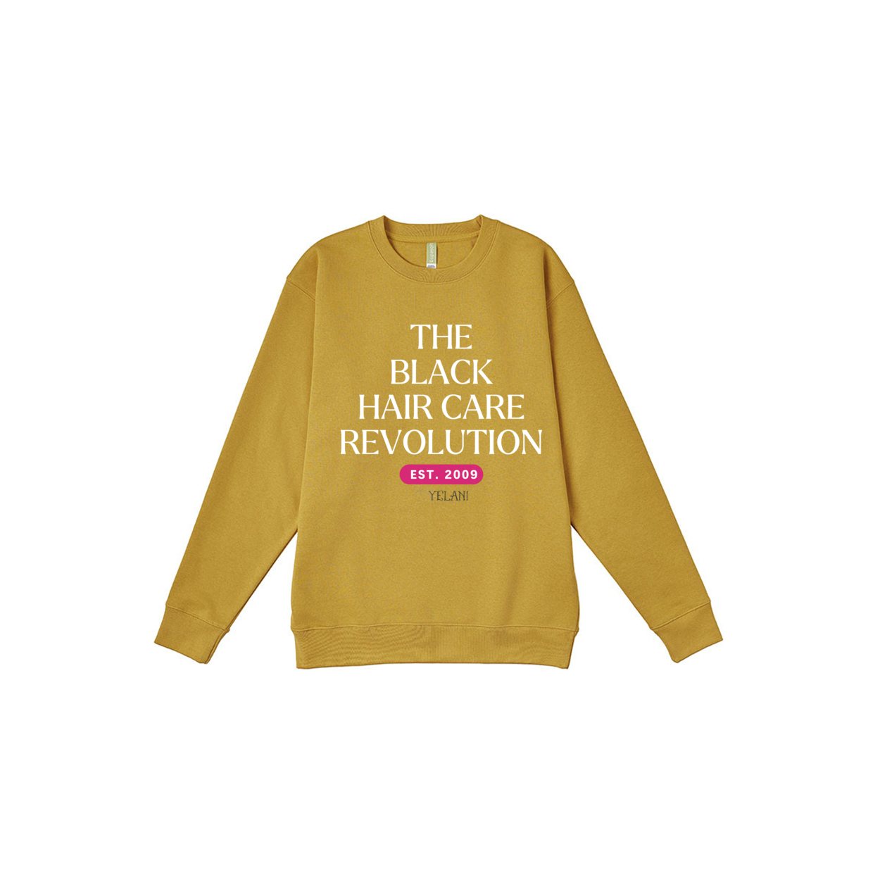 The Black Hair Care Revolution Book Sweatshirt- CREWNECK SWEATSHIRT PREMIUM - Plant Based Hair Care for Natural Hair