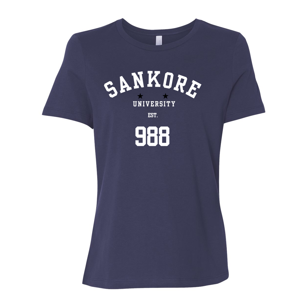 Sankore University Womens Tee Tshirt black history- purple