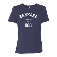 Thumbnail for Sankore University Womens Tee Tshirt black history- purple