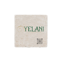 Thumbnail for Yelani Brand  Real Stone Coasters Carrera White, Thasos, Travertine