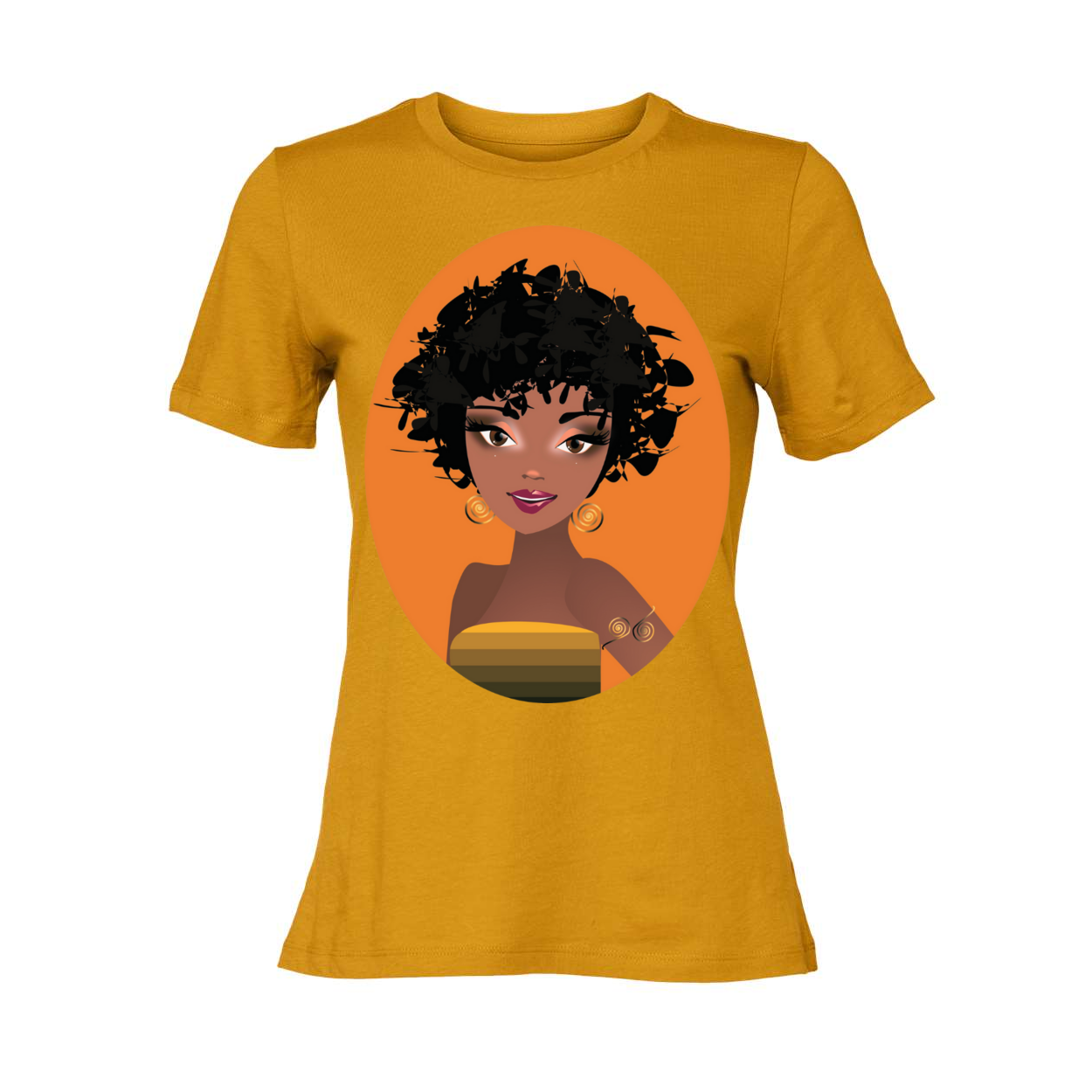 Natural Fro Yelani Tee - Women’s Relaxed Jersey Tee