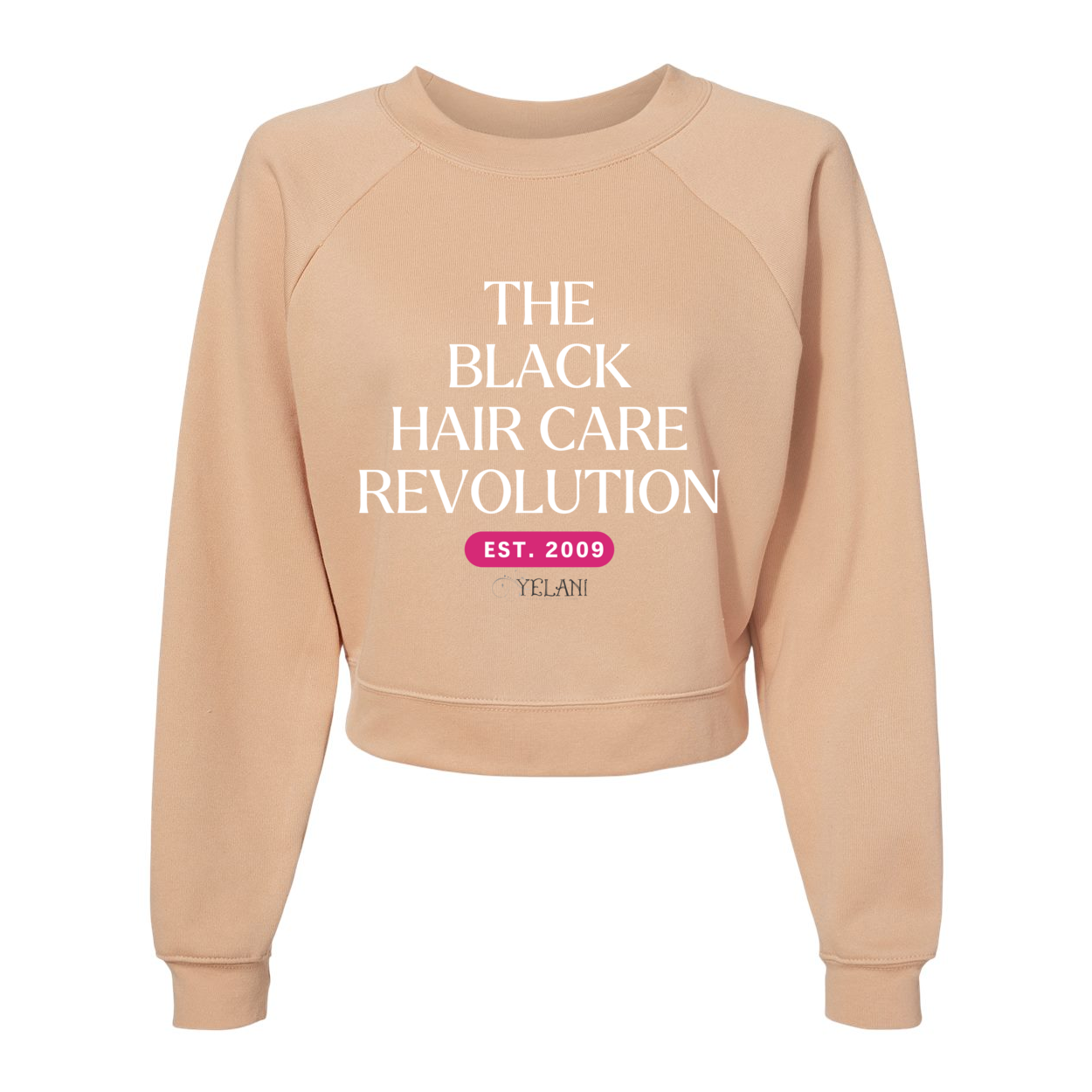 The Black Hair Care Revolution Women's Raglan Pullover Fleece