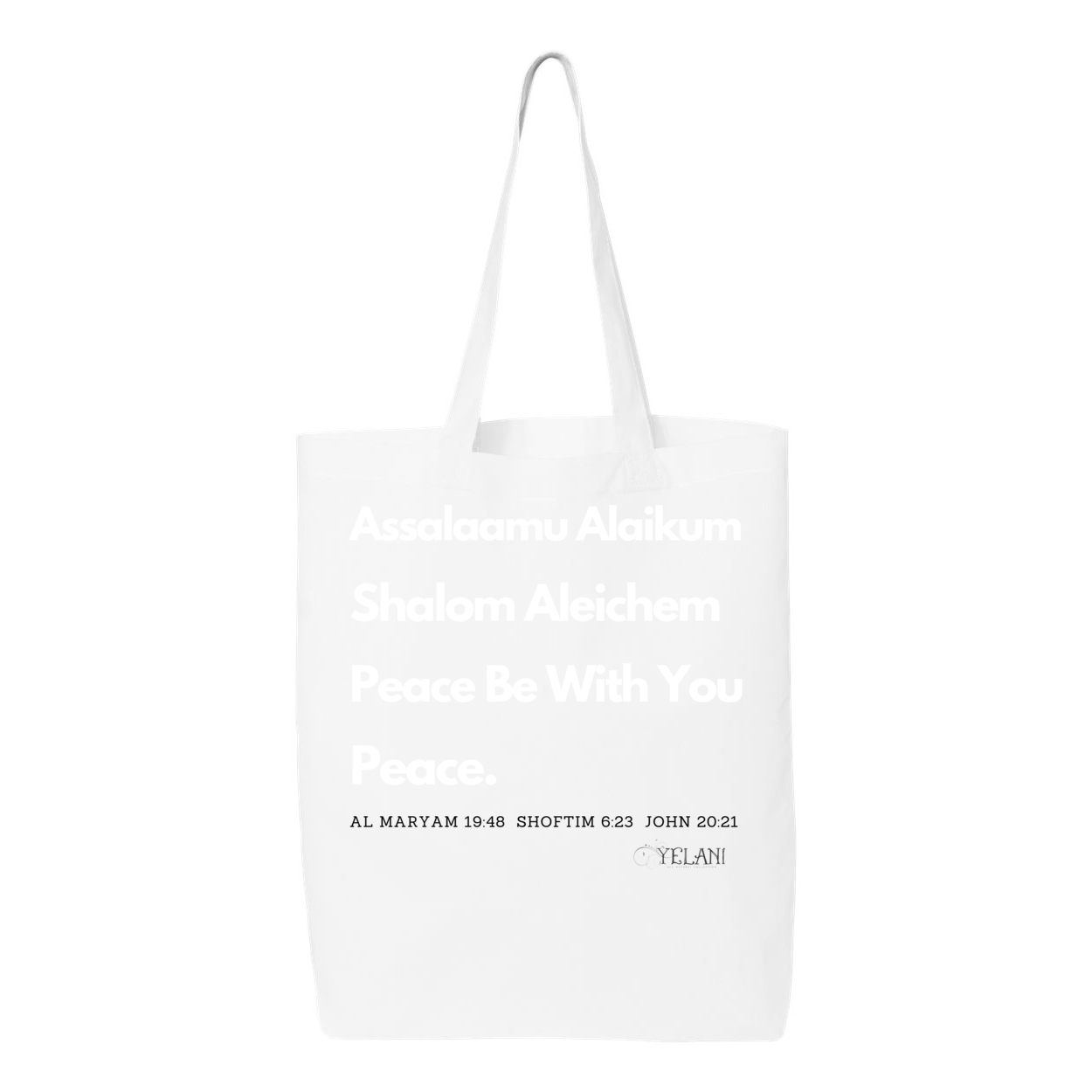 Peace & Blessing Gusseted Tote