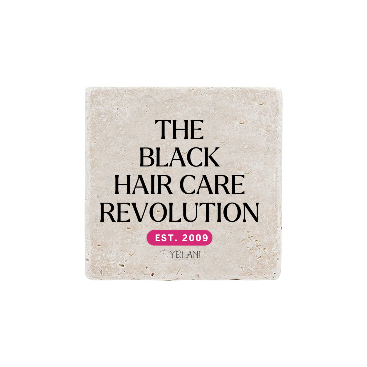 The Black Hair Care Revolution  Real Stone Coasters Carrera White, Thasos, Travertine