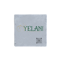 Thumbnail for Yelani Brand  Real Stone Coasters Carrera White, Thasos, Travertine