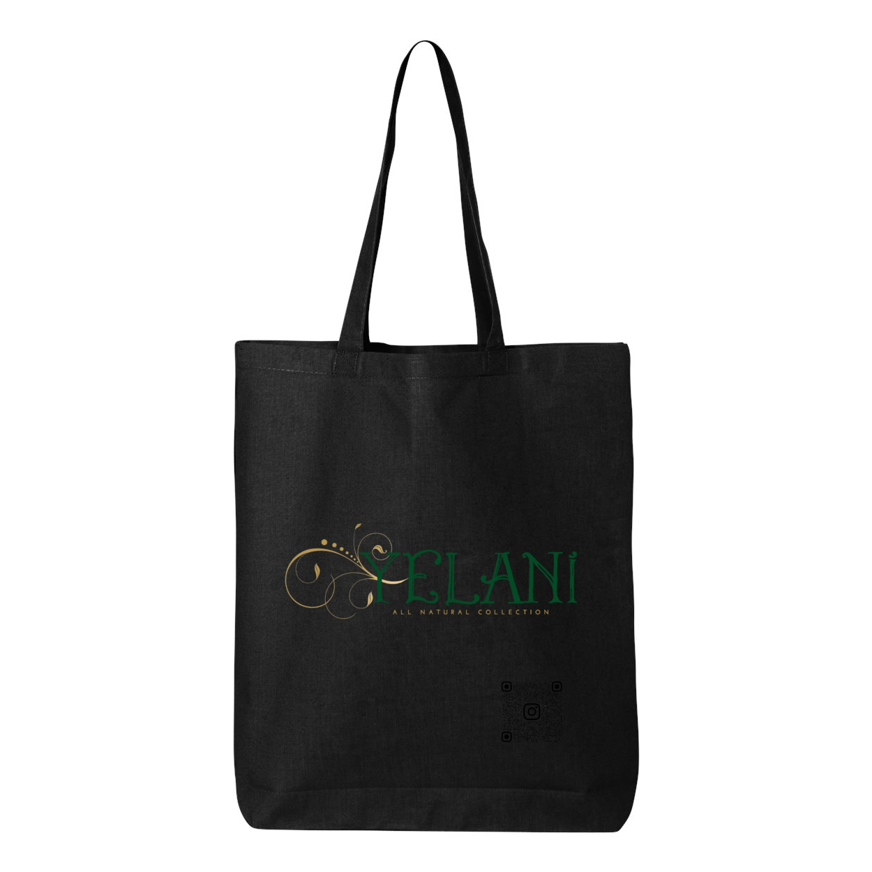 Yelani Brand Totel Gusseted Tote - Plant Based Hair Care for Natural Hair