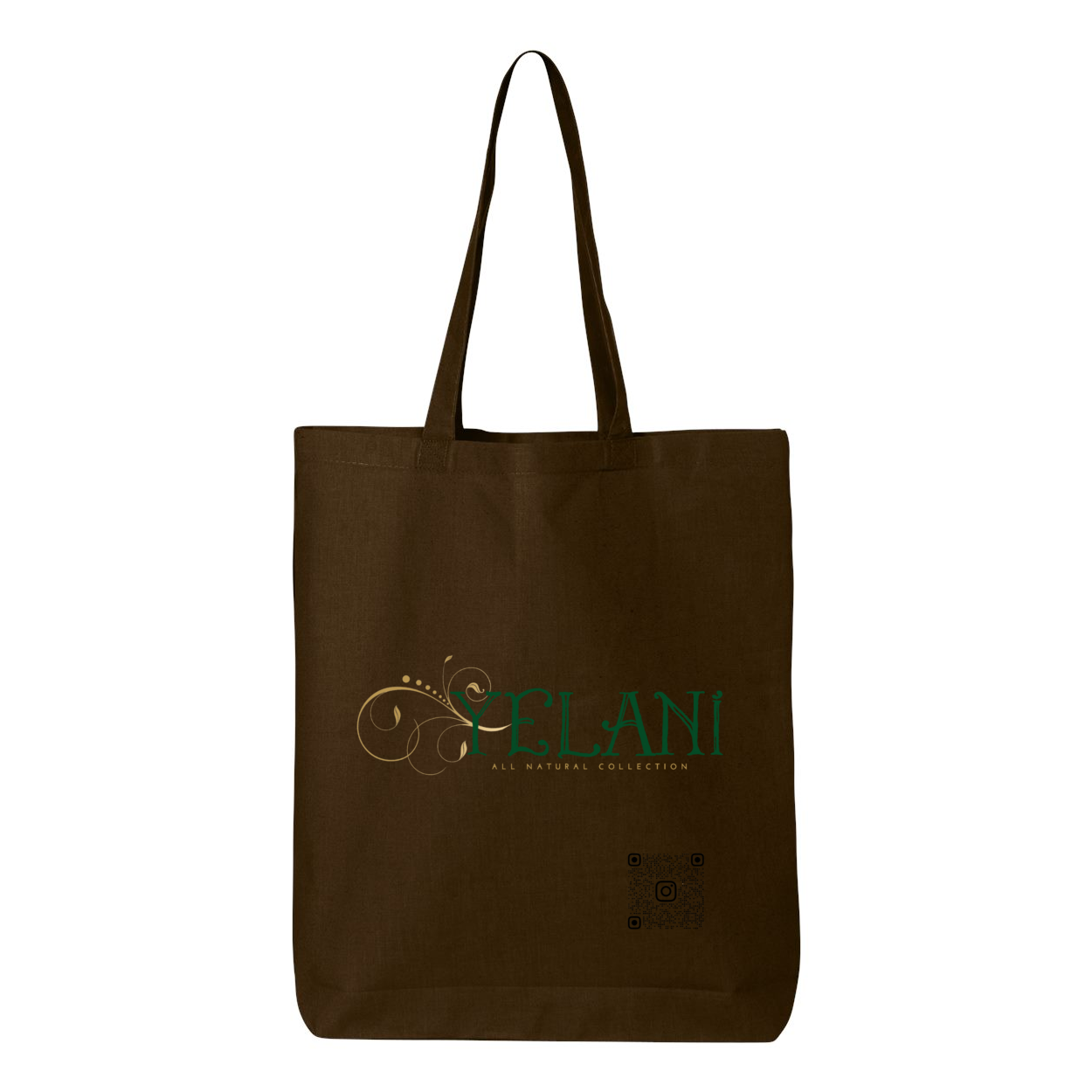 Yelani Brand Totel Gusseted Tote - Plant Based Hair Care for Natural Hair