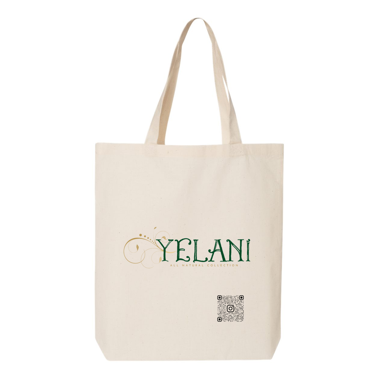 Yelani Brand Totel Gusseted Tote - Plant Based Hair Care for Natural Hair