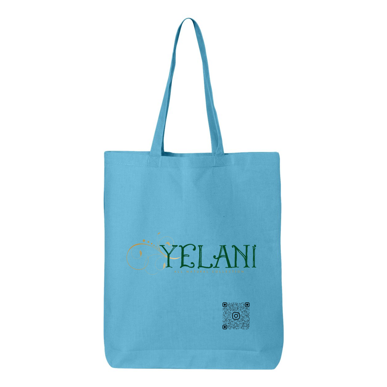 Yelani Brand Totel Gusseted Tote - Plant Based Hair Care for Natural Hair