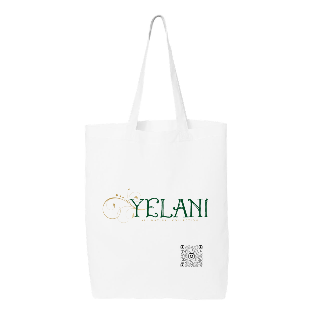 Yelani Brand Totel Gusseted Tote - Plant Based Hair Care for Natural Hair