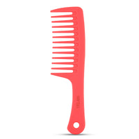 Thumbnail for detangling wide tooth comb orange natural hair detangler detangle