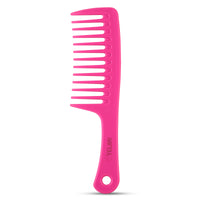 Thumbnail for detangling wide tooth comb pink natural hair detangler detangle