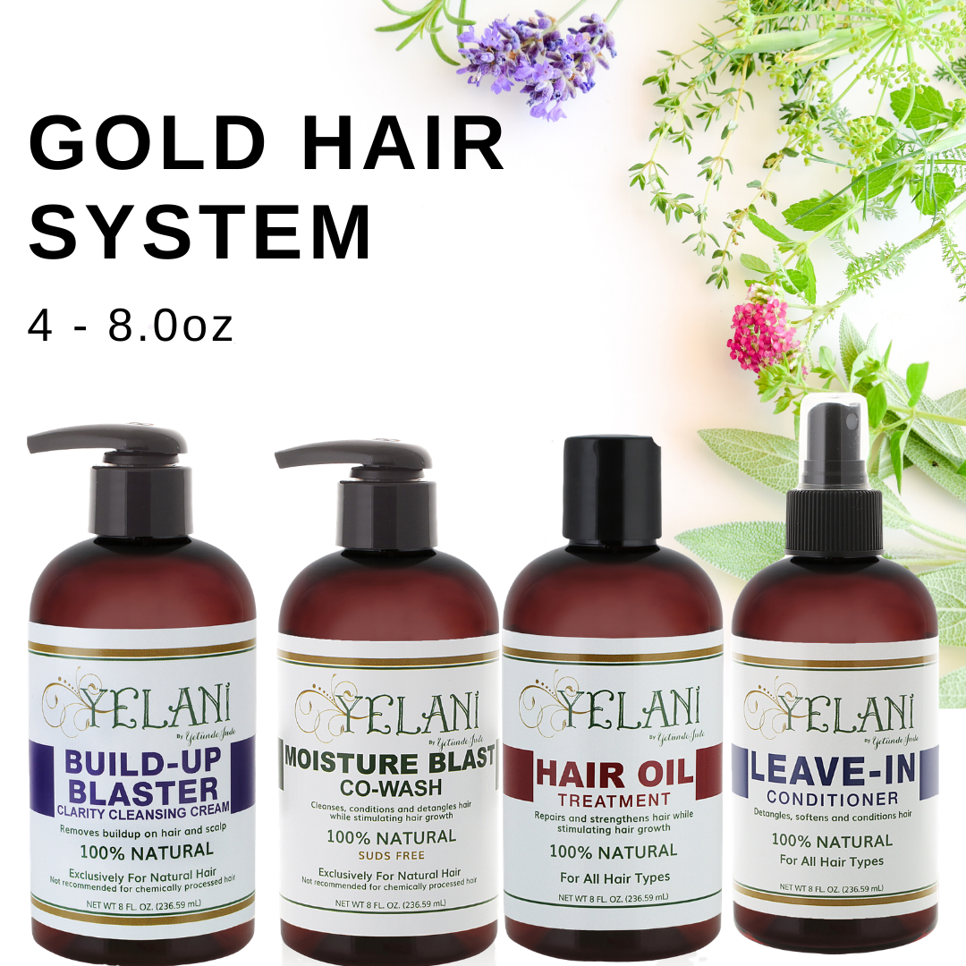 natural hair system kit curly moisture shampoo oil leave in conditioner yelani plant based